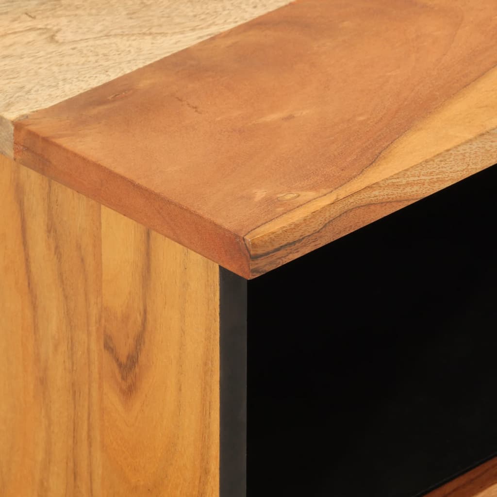 Table de chevet 40x33x46 cm Bois d'acacia massif - XIOS