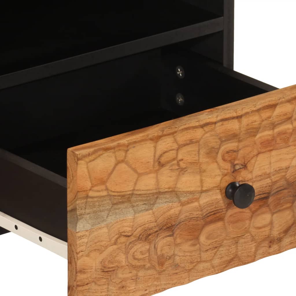 Table basse 80x54x40 cm bois massif d'acacia - XIOS