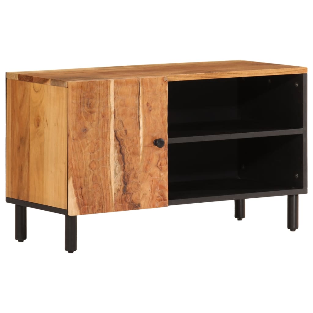 Meuble TV 80x33x46 cm bois d'acacia massif - XIOS