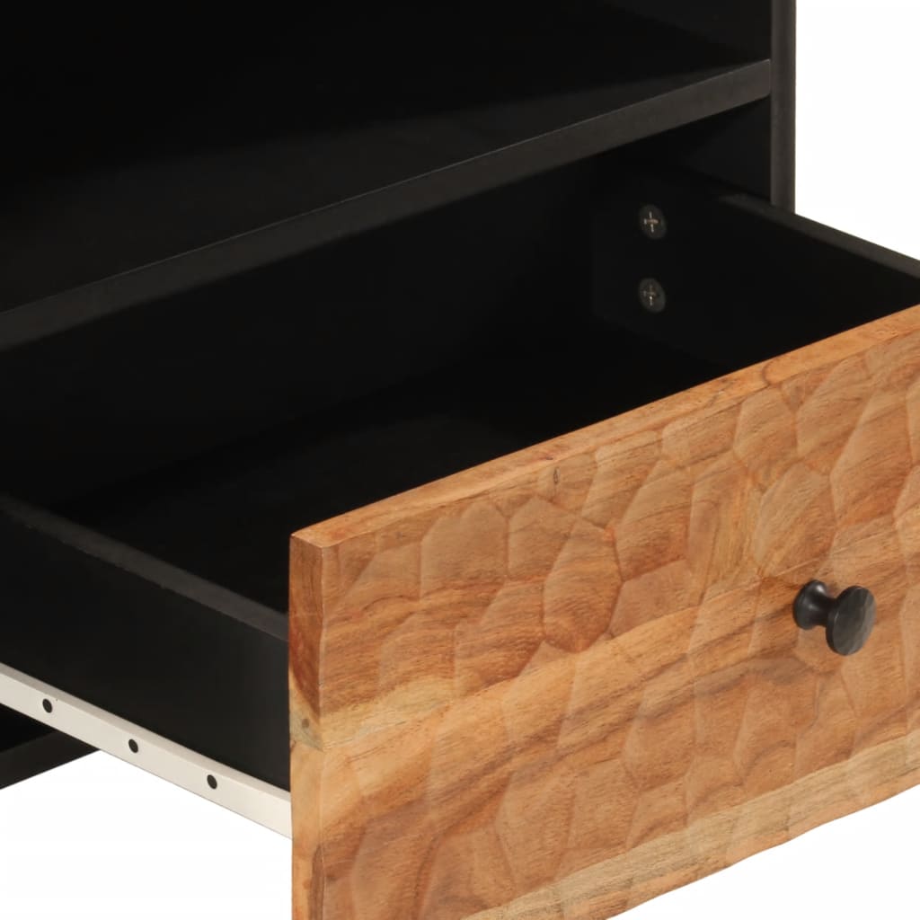 Meuble TV 80x33x46 cm bois d'acacia massif - XIOS