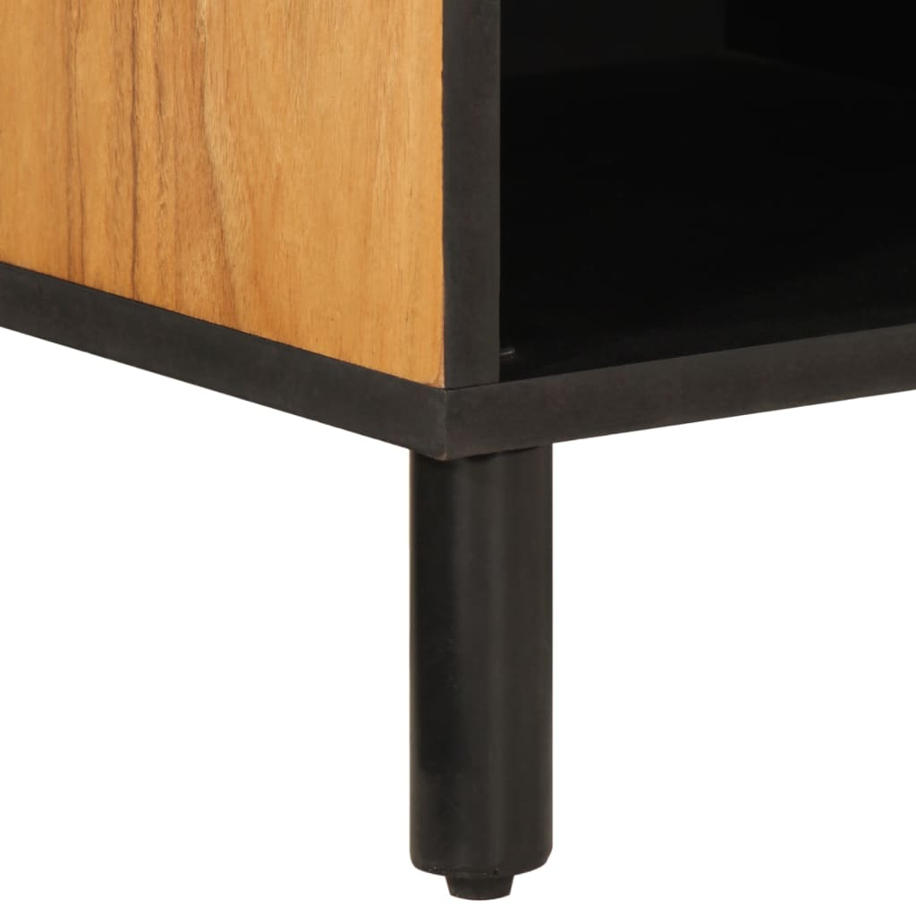 Meuble TV 80x33x46 cm bois d'acacia massif - XIOS