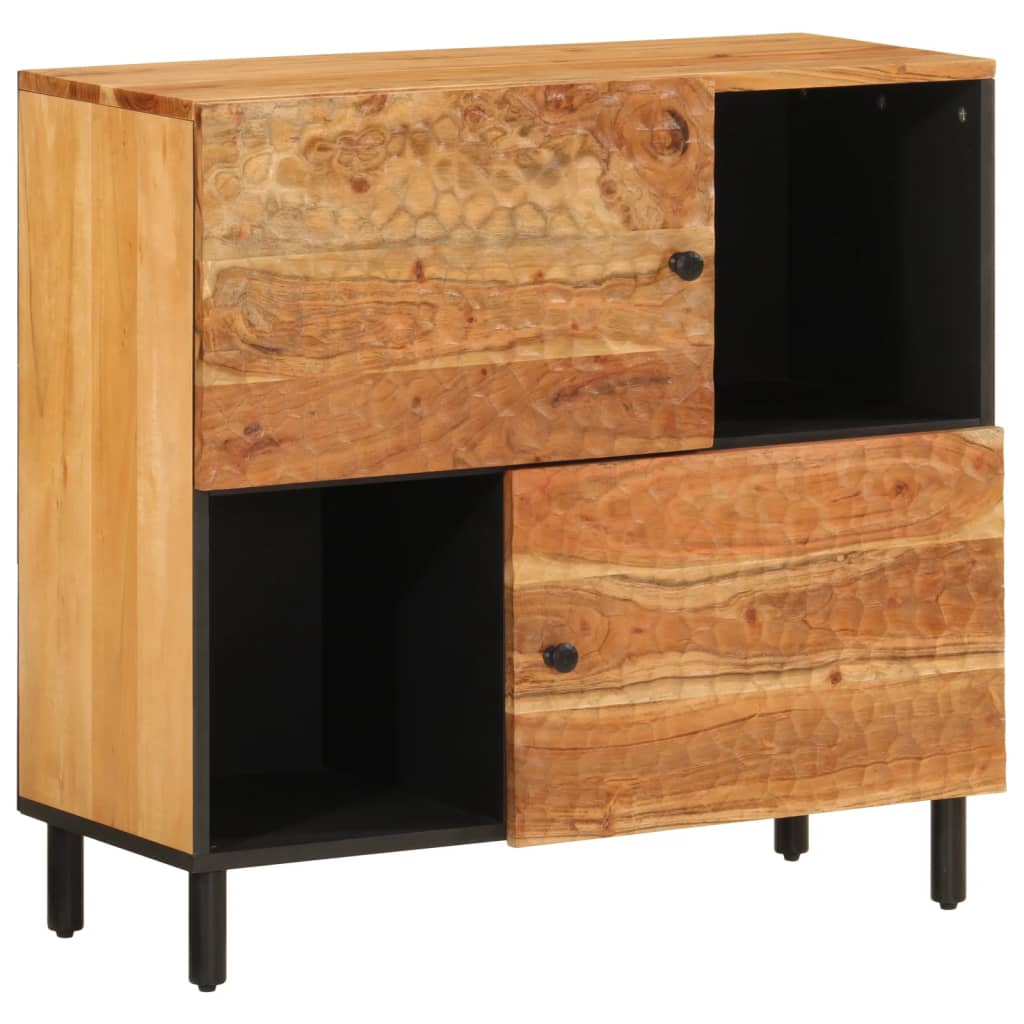 Armoire latérale 80x33x75 cm bois massif d'acacia - XIOS