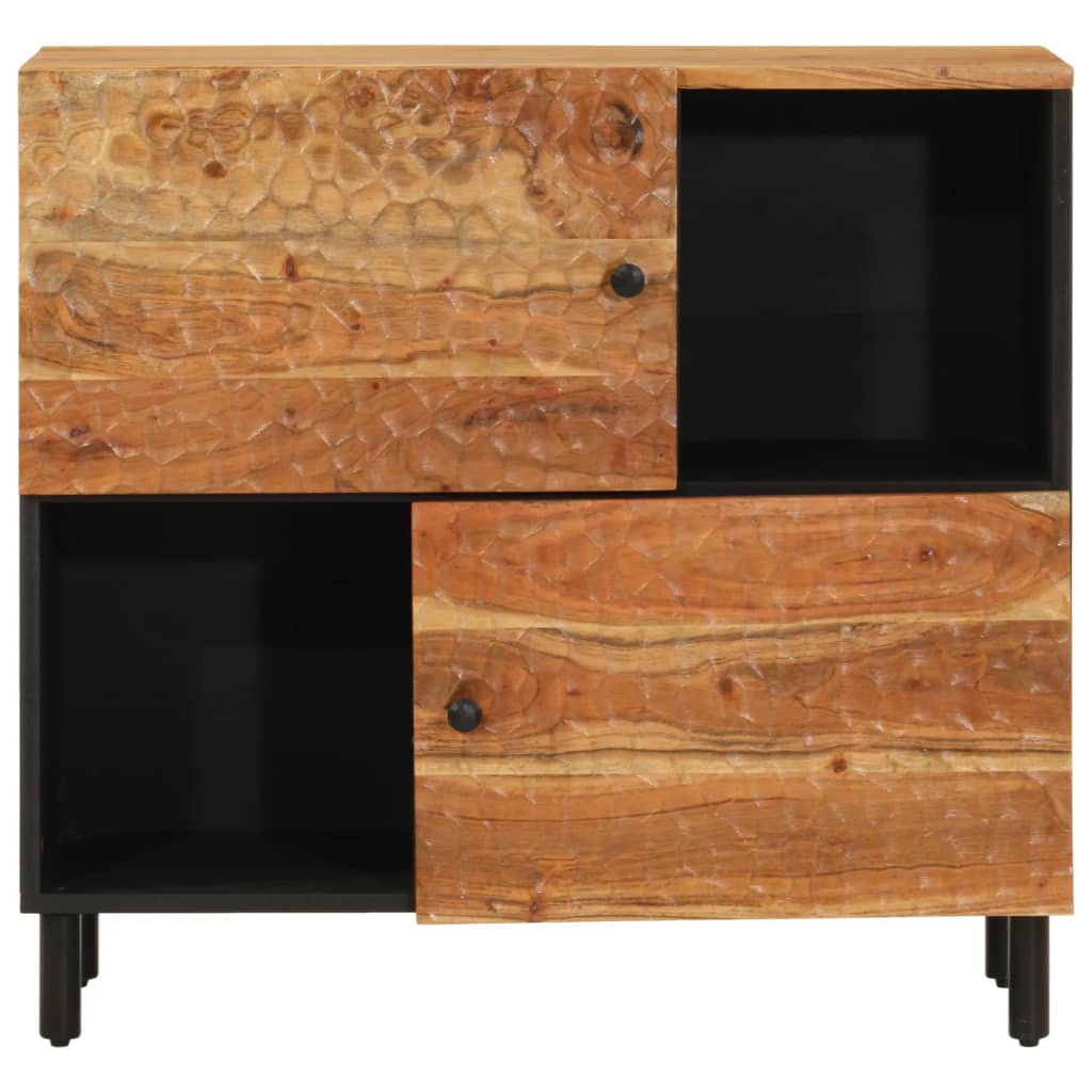 Armoire latérale 80x33x75 cm bois massif d'acacia - XIOS