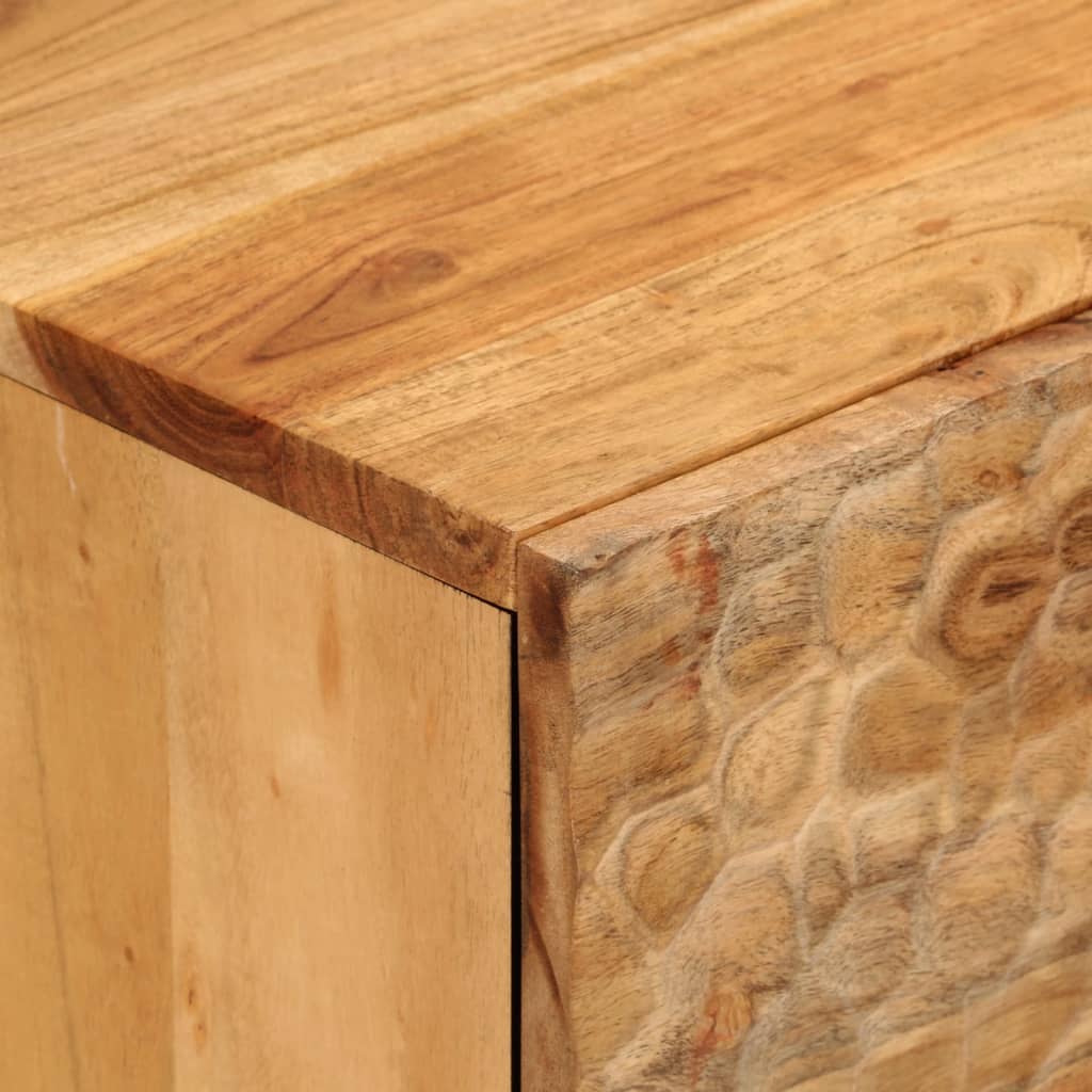 Armoire latérale 80x33x75 cm bois massif d'acacia - XIOS