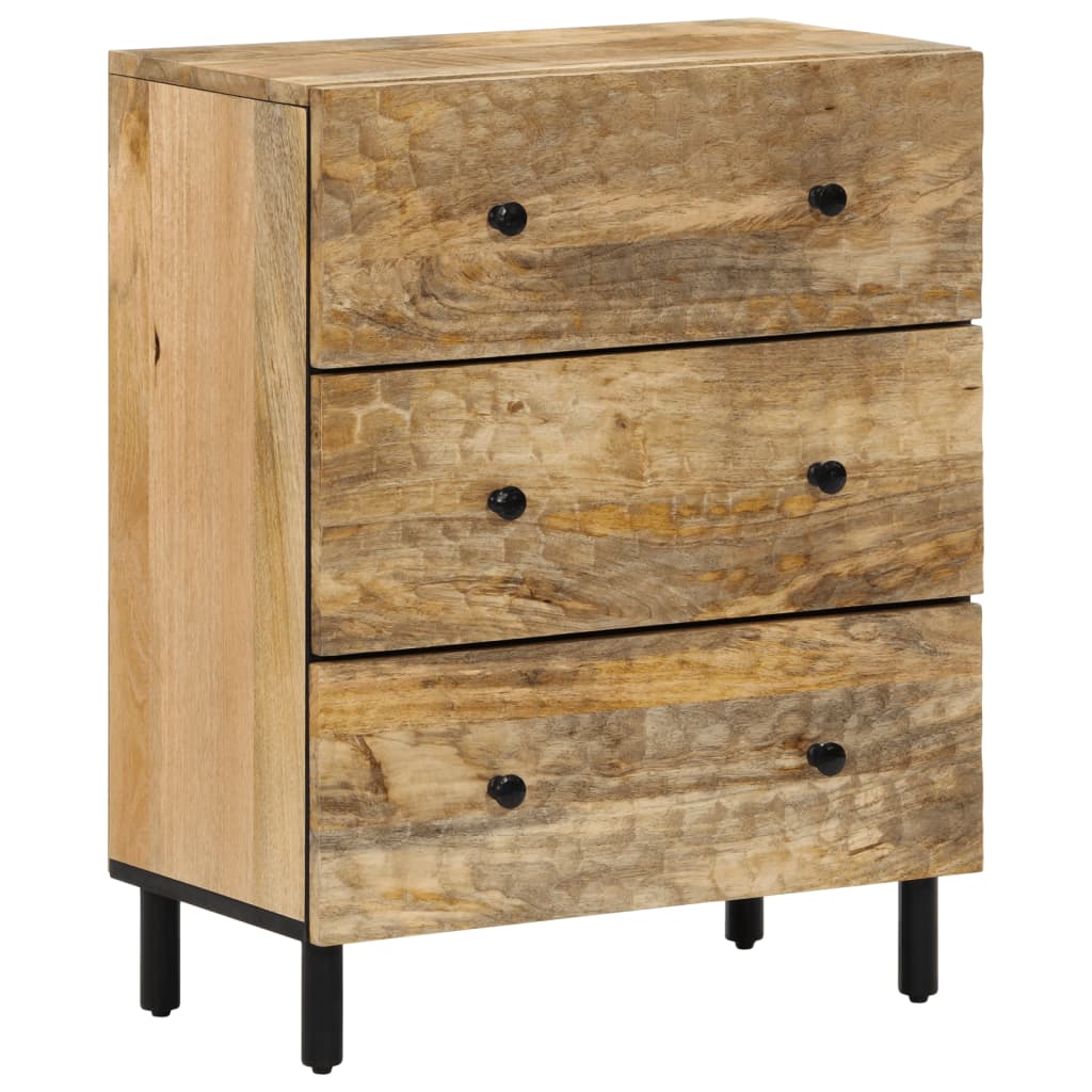 Armoire latérale 60x33x75 cm bois massif de manguier - XIOS