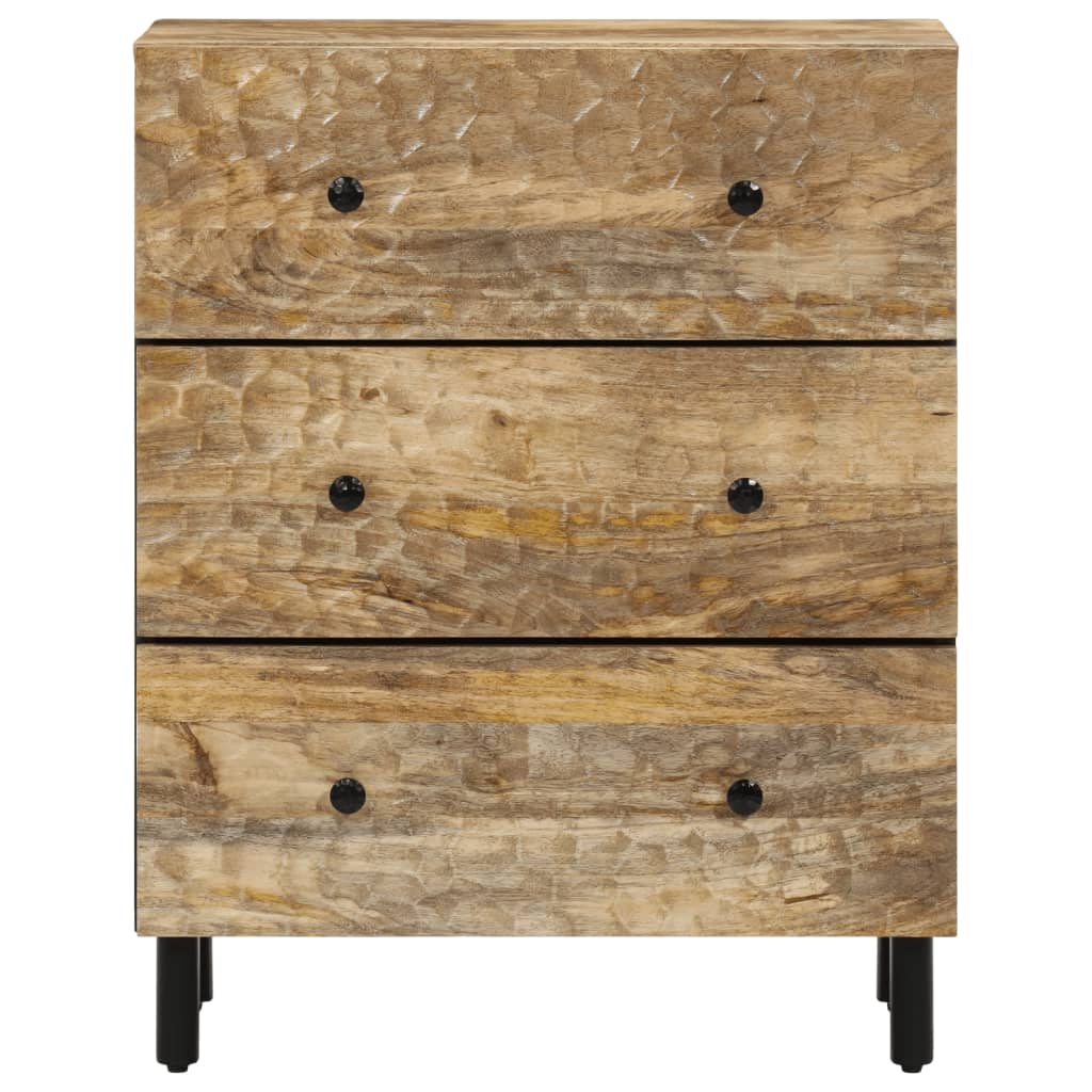 Armoire latérale 60x33x75 cm bois massif de manguier - XIOS