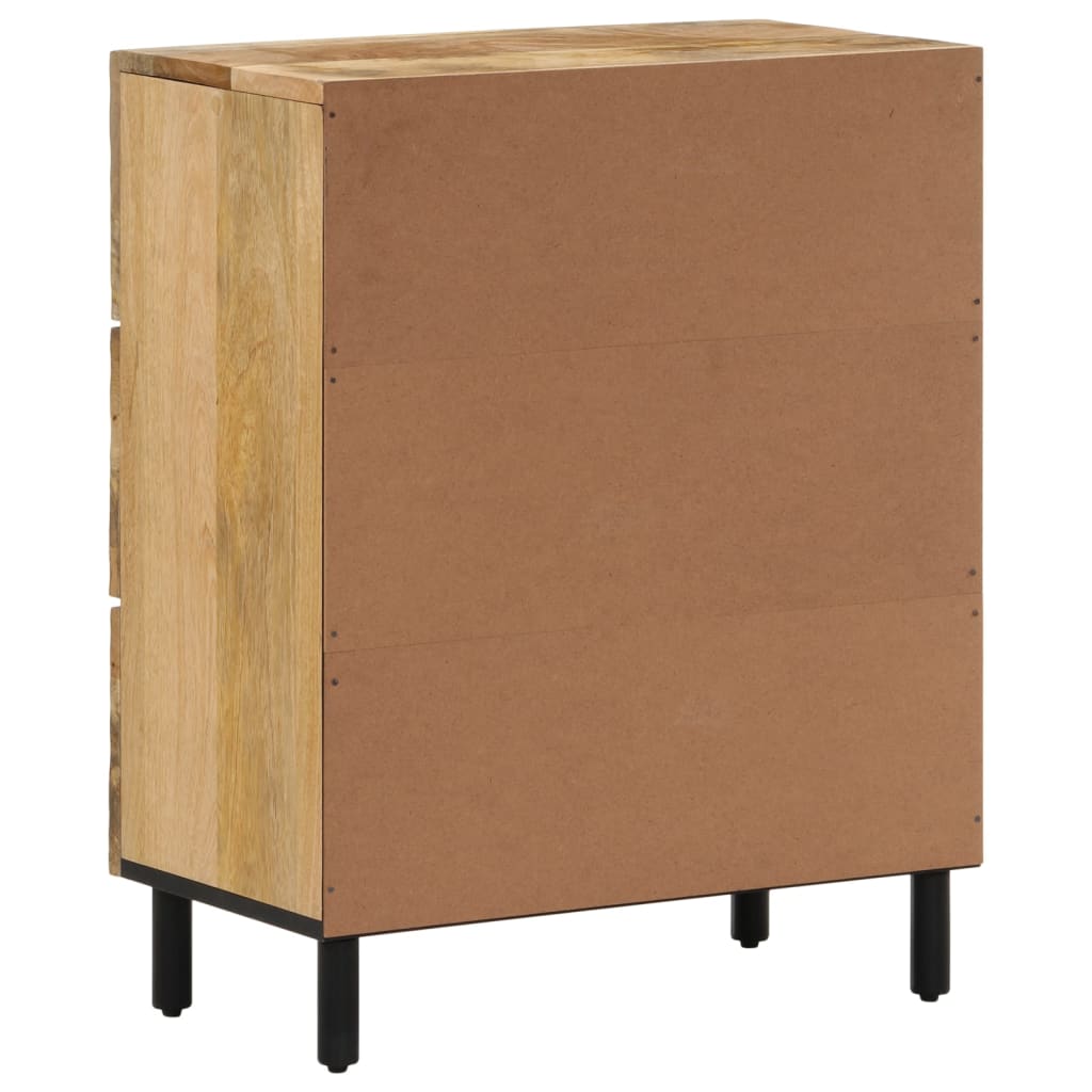 Armoire latérale 60x33x75 cm bois massif de manguier - XIOS