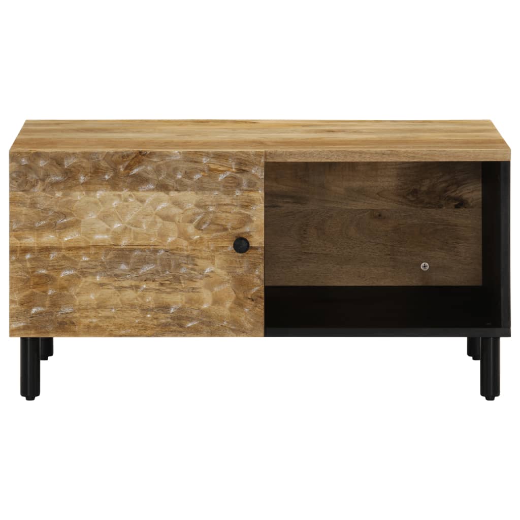 Table basse 80x50x40 cm bois de manguier massif - XIOS