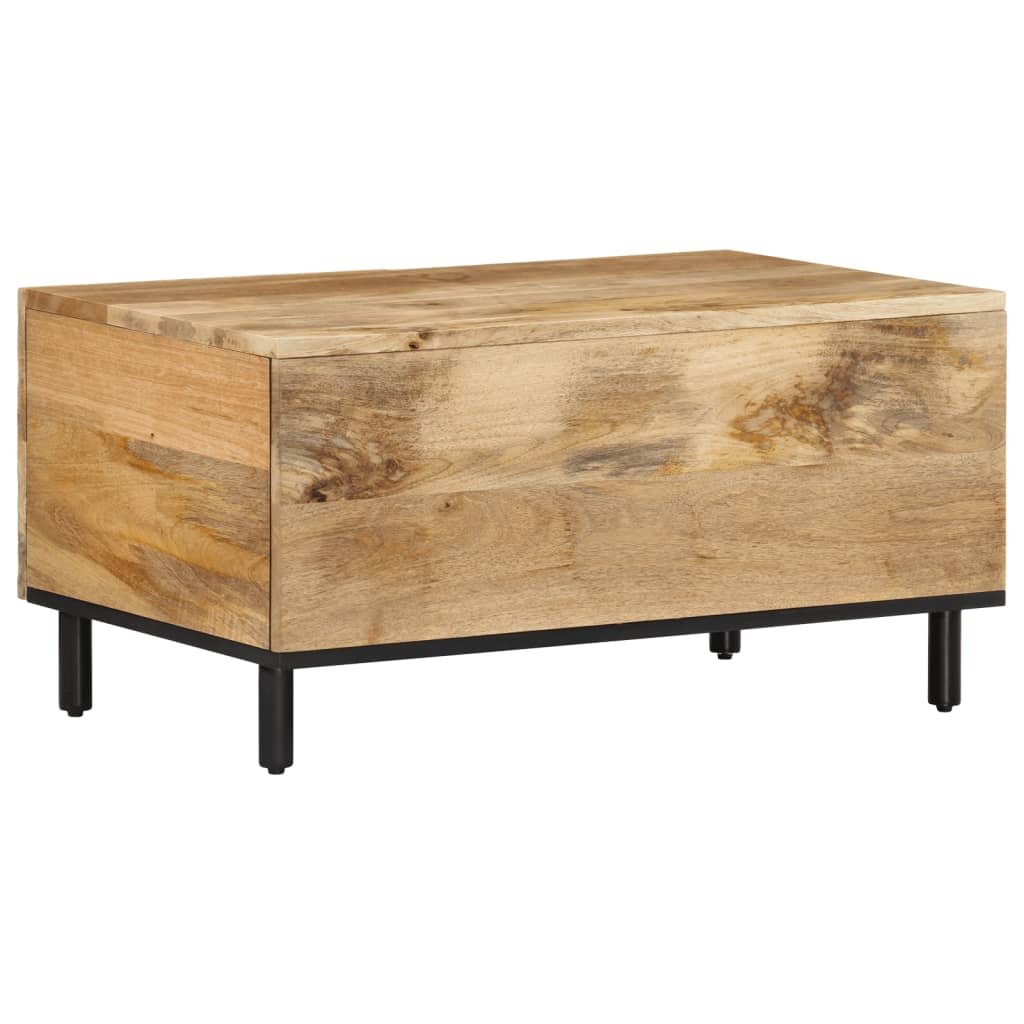 Table basse 80x50x40 cm bois de manguier massif - XIOS
