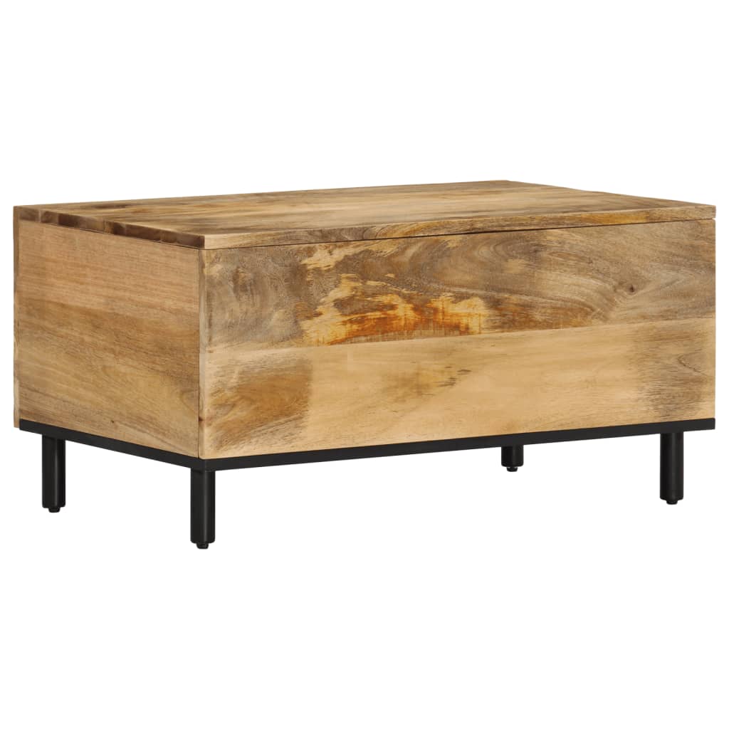 Table basse 80x50x40 cm bois de manguier massif - XIOS