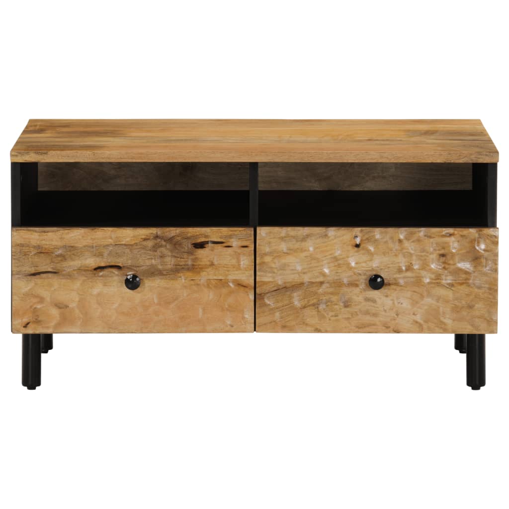 Table basse 80x54x40 cm bois de manguier massif - XIOS