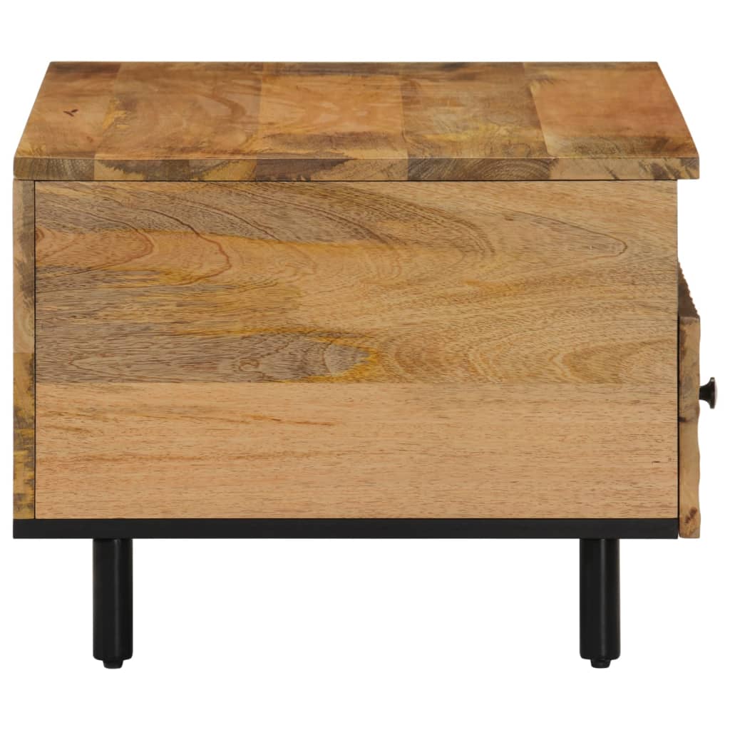 Table basse 80x54x40 cm bois de manguier massif - XIOS