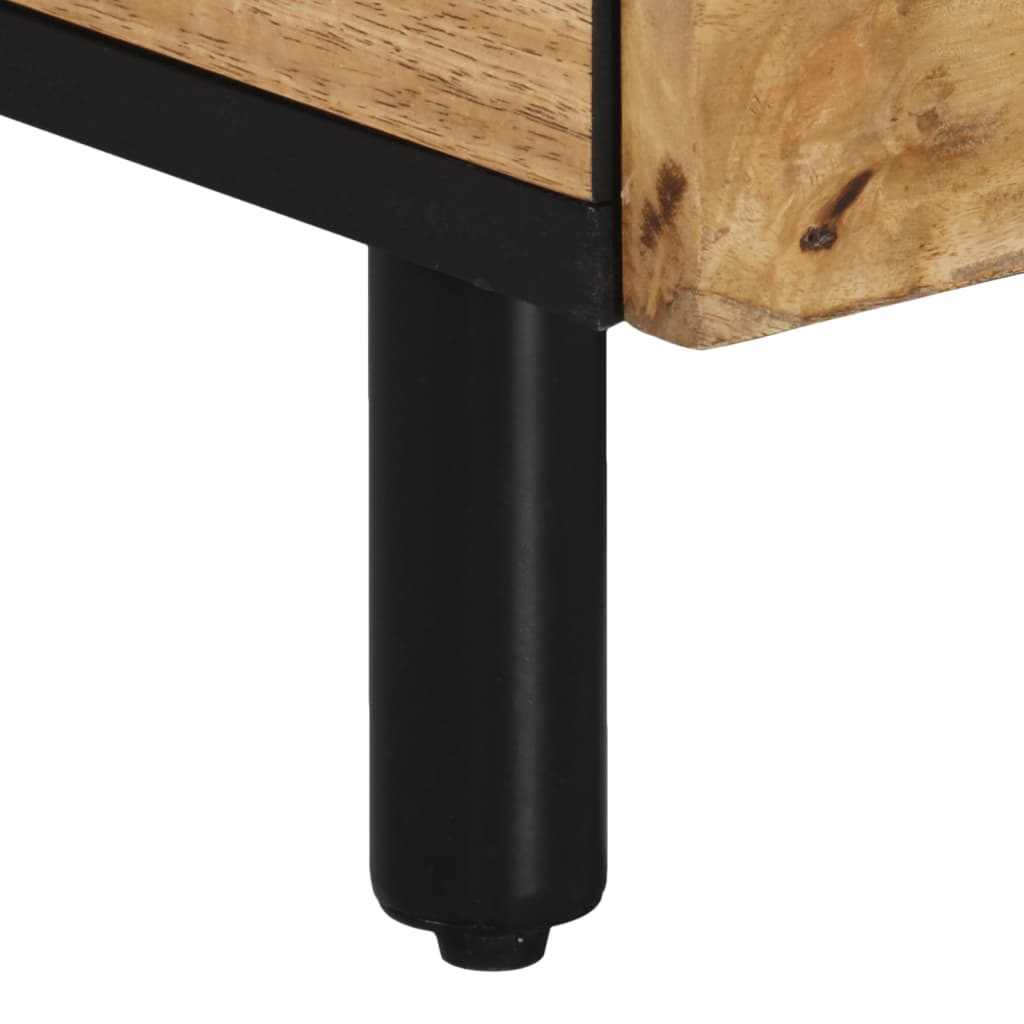 Table basse 80x54x40 cm bois de manguier massif - XIOS