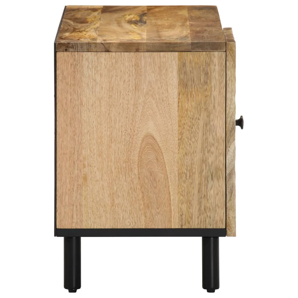 Meuble TV 80x31x46 cm bois massif de manguier - XIOS