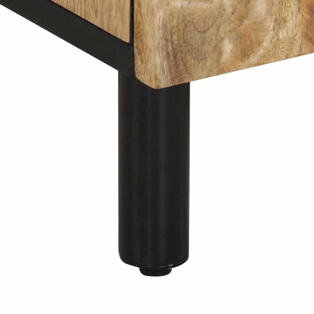Meuble TV 80x31x46 cm bois massif de manguier - XIOS