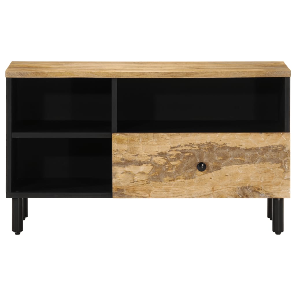 Meuble TV 80x33x46 cm bois massif de manguier - XIOS