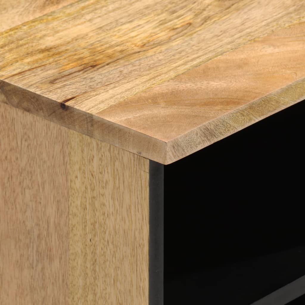 Meuble TV 80x33x46 cm bois massif de manguier - XIOS