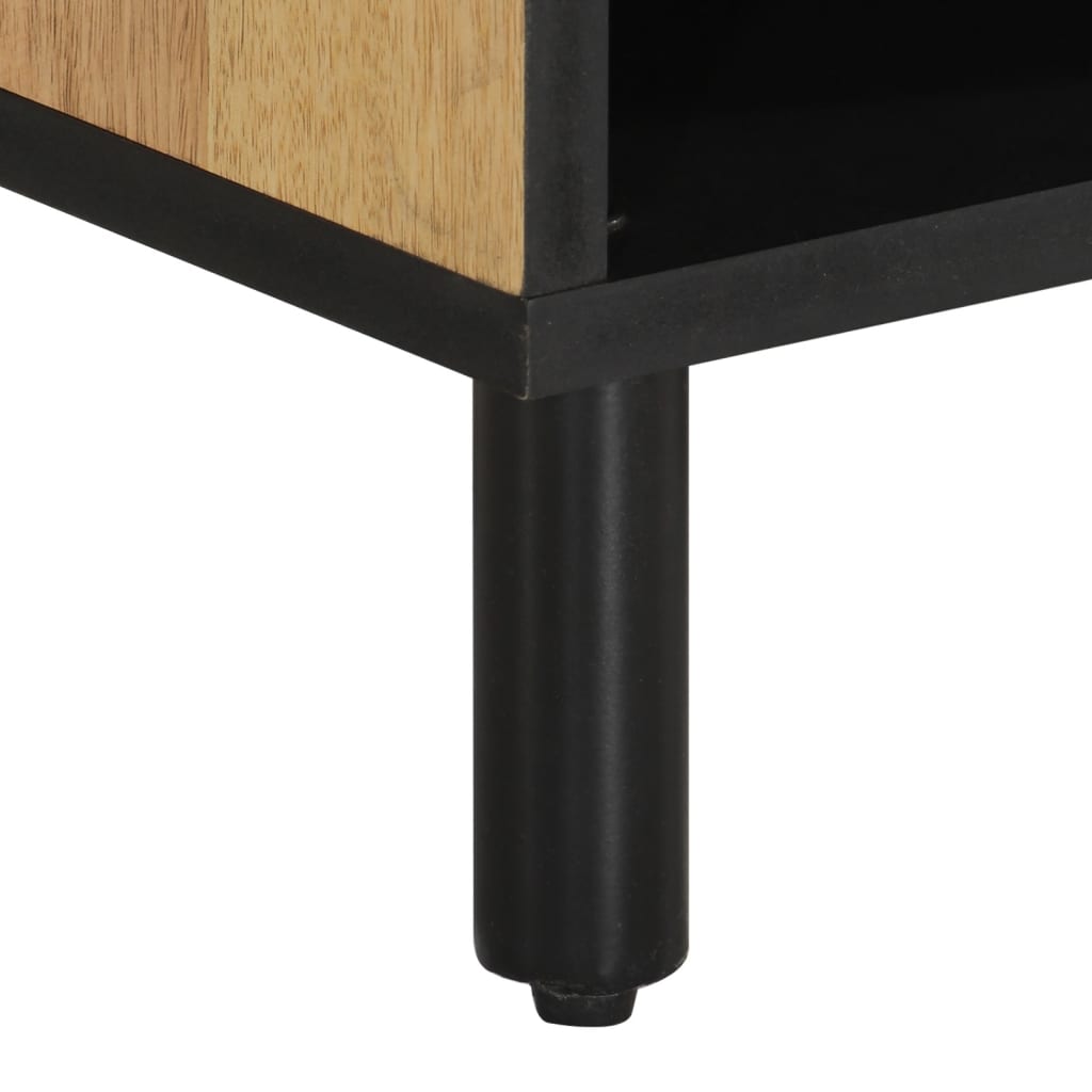 Meuble TV 80x33x46 cm bois massif de manguier - XIOS