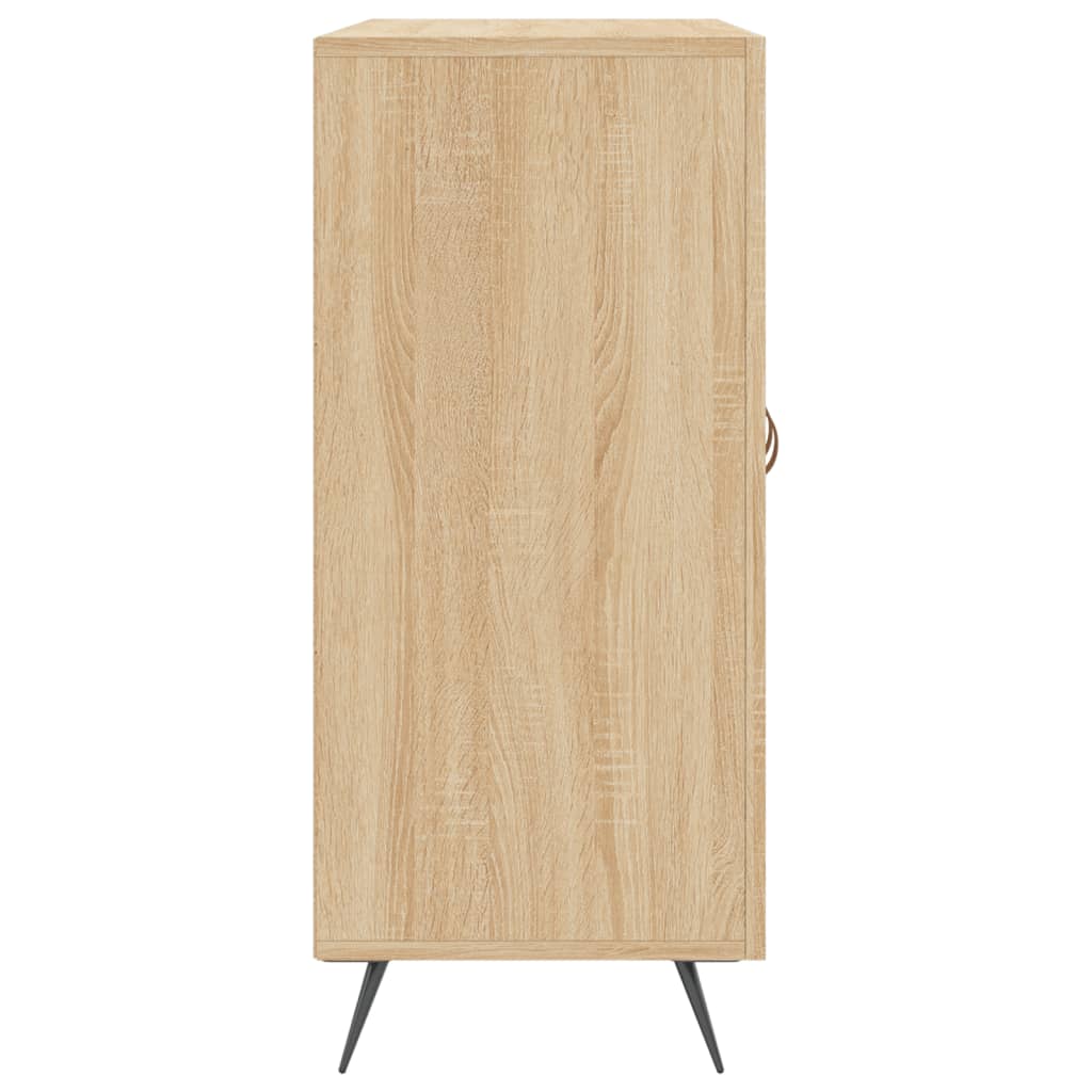 Buffet chêne sonoma 90x34x80 cm bois d'ingénierie - XIOS