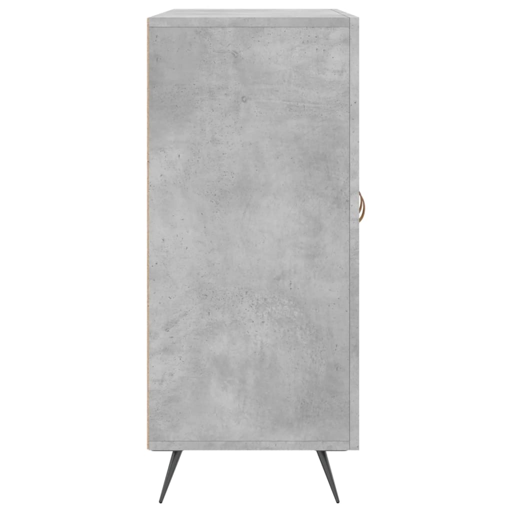 Buffet gris béton 90x34x80 cm bois d'ingénierie - XIOS
