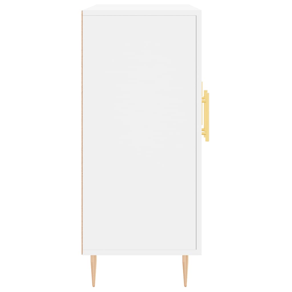 Buffet blanc 90x34x80 cm bois d'ingénierie - XIOS