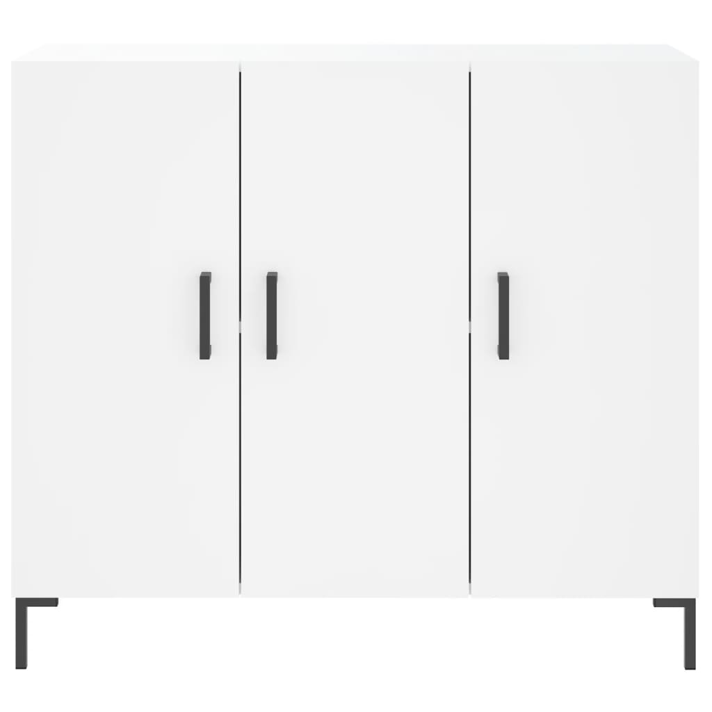 Buffet blanc 90x34x80 cm bois d'ingénierie - XIOS