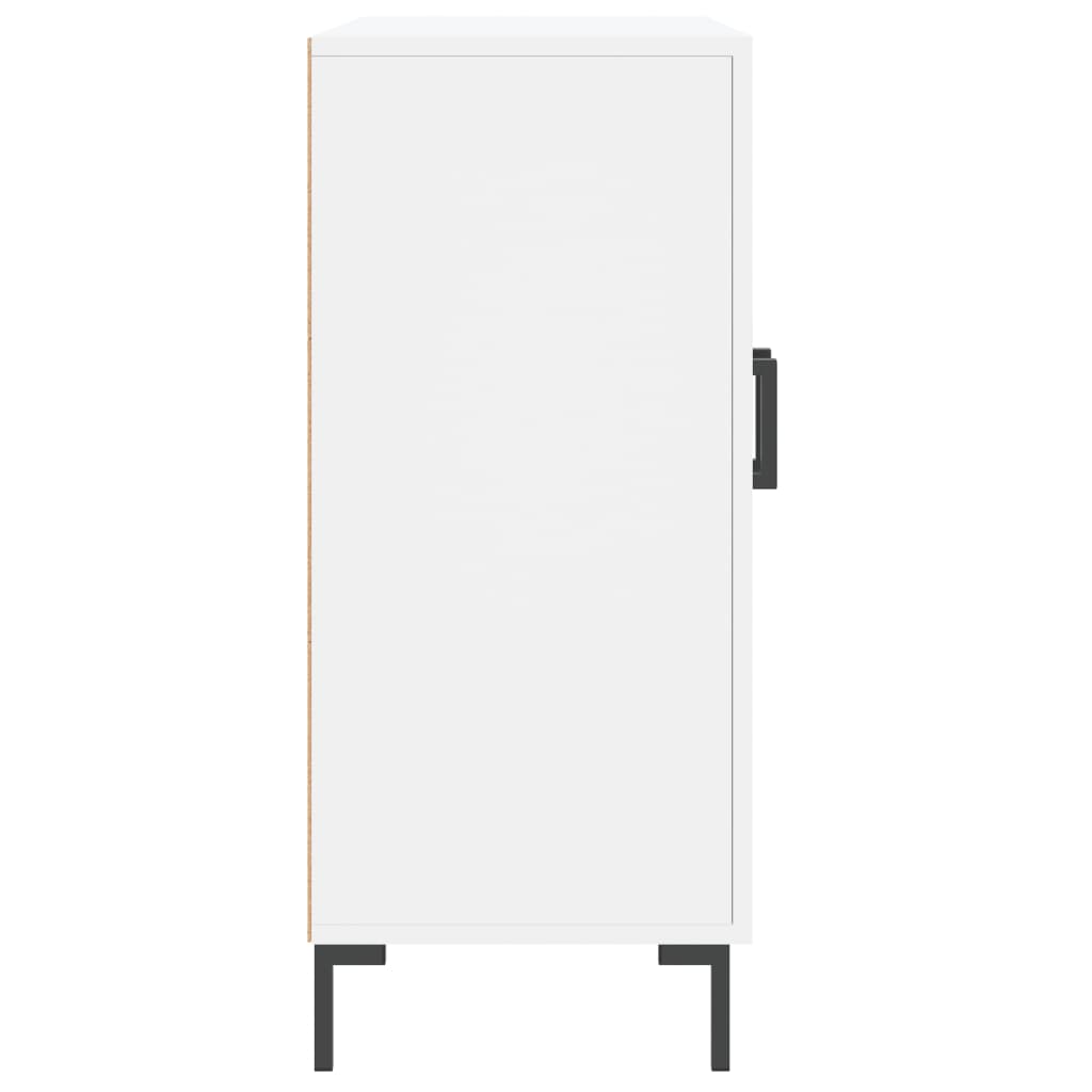 Buffet blanc 90x34x80 cm bois d'ingénierie - XIOS