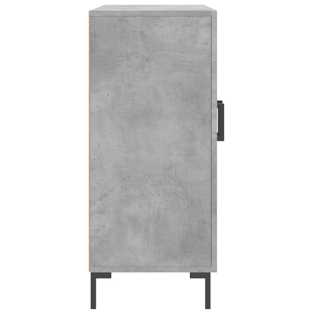 Buffet gris béton 90x34x80 cm bois d'ingénierie - XIOS