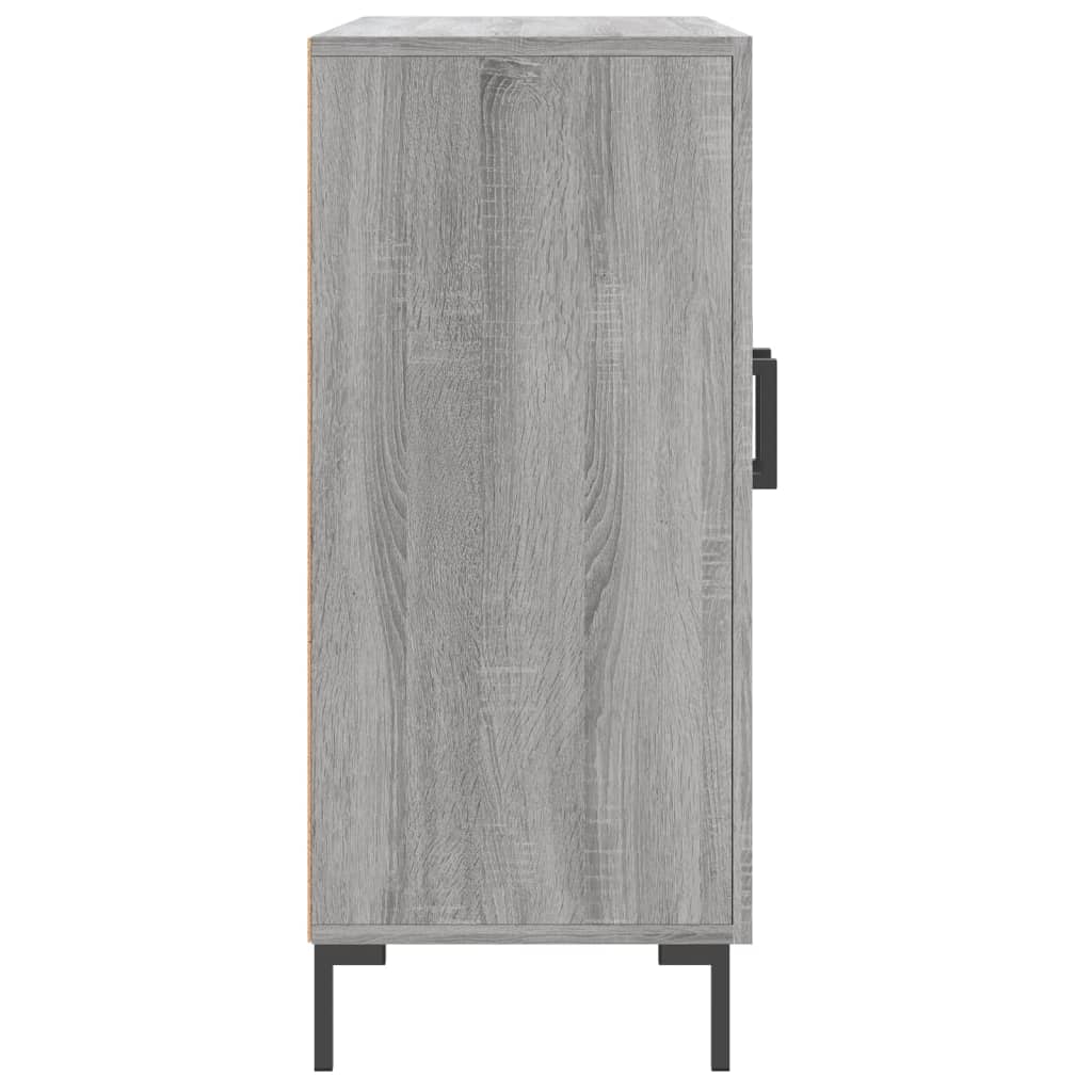 Buffet sonoma gris 90x34x80 cm bois d'ingénierie - XIOS