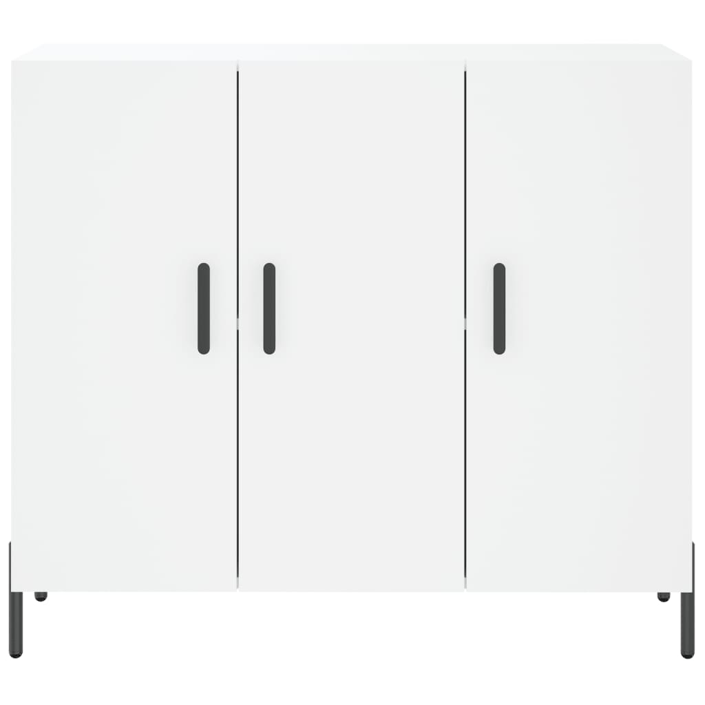 Buffet blanc 90x34x80 cm bois d'ingénierie - XIOS