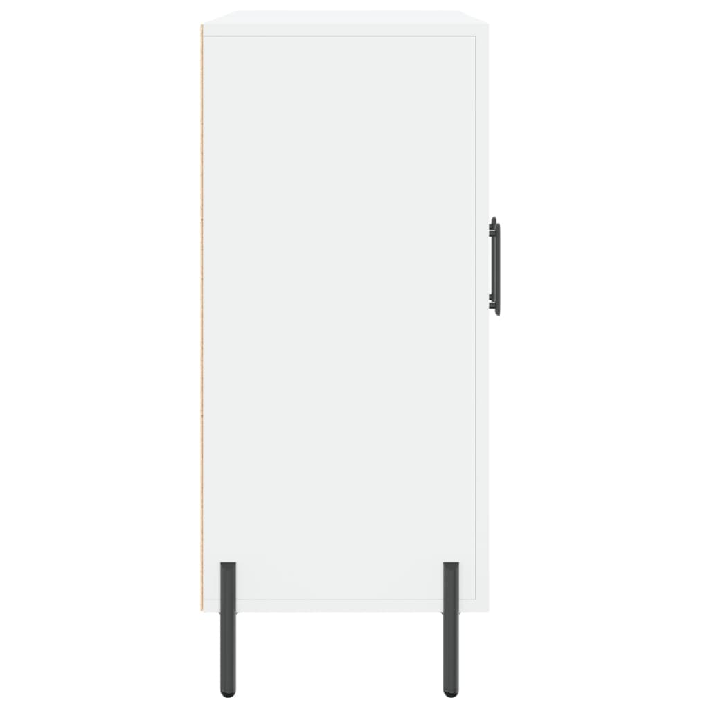 Buffet blanc 90x34x80 cm bois d'ingénierie - XIOS