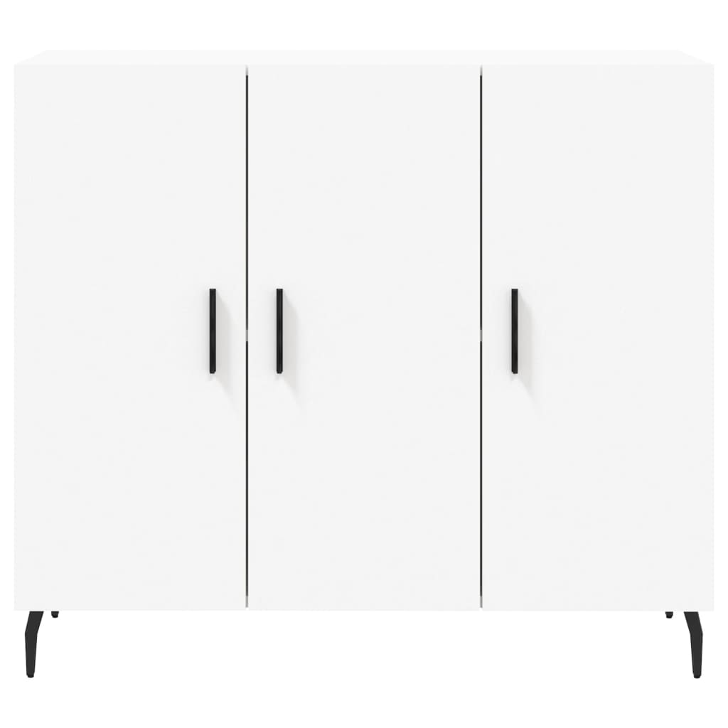 Buffet blanc 90x34x80 cm bois d'ingénierie - XIOS