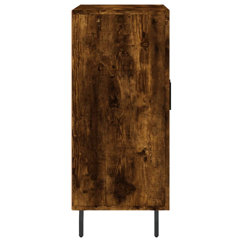 Buffet chêne fumé 90x34x80 cm bois d'ingénierie - XIOS