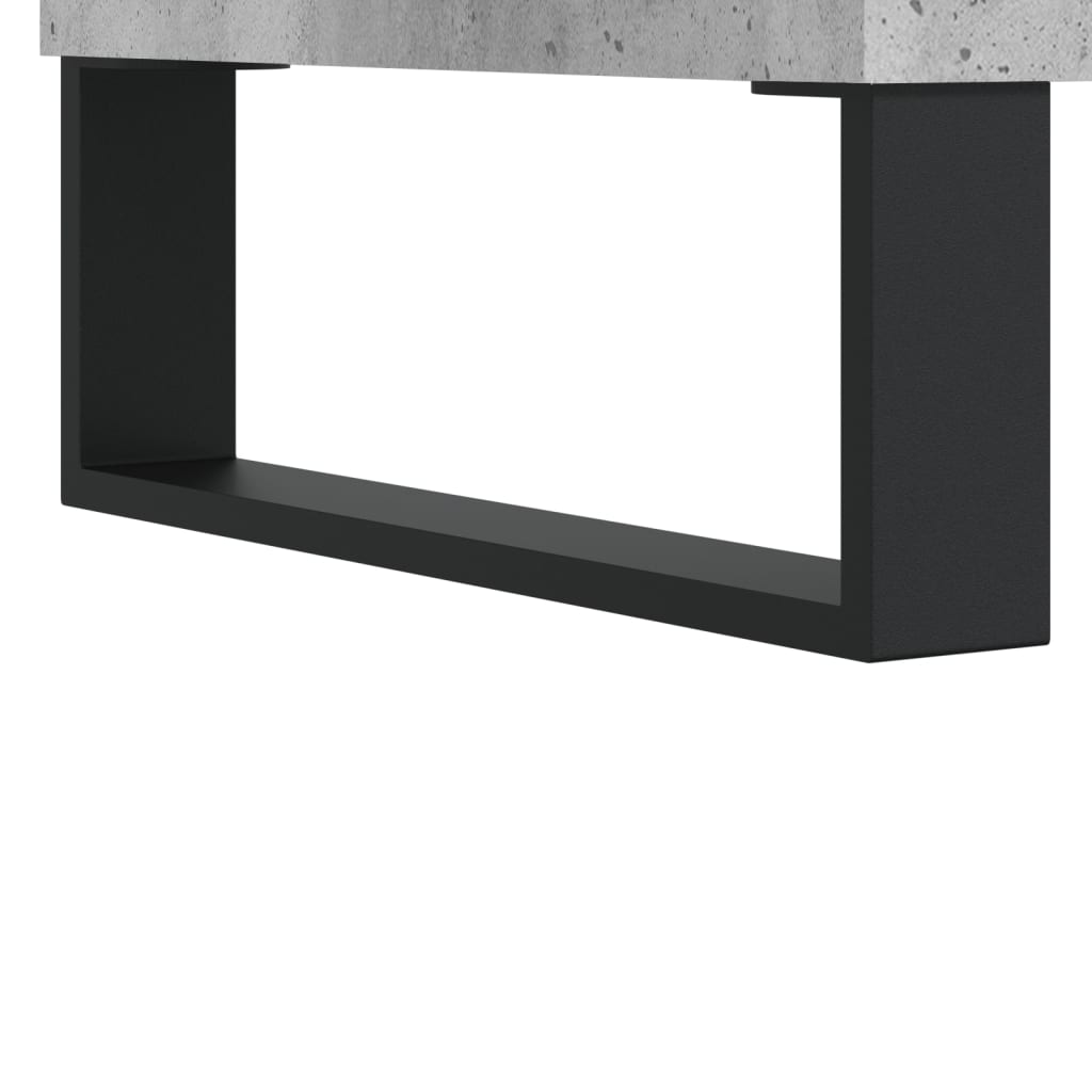 Buffet gris béton 90x34x80 cm bois d'ingénierie - XIOS