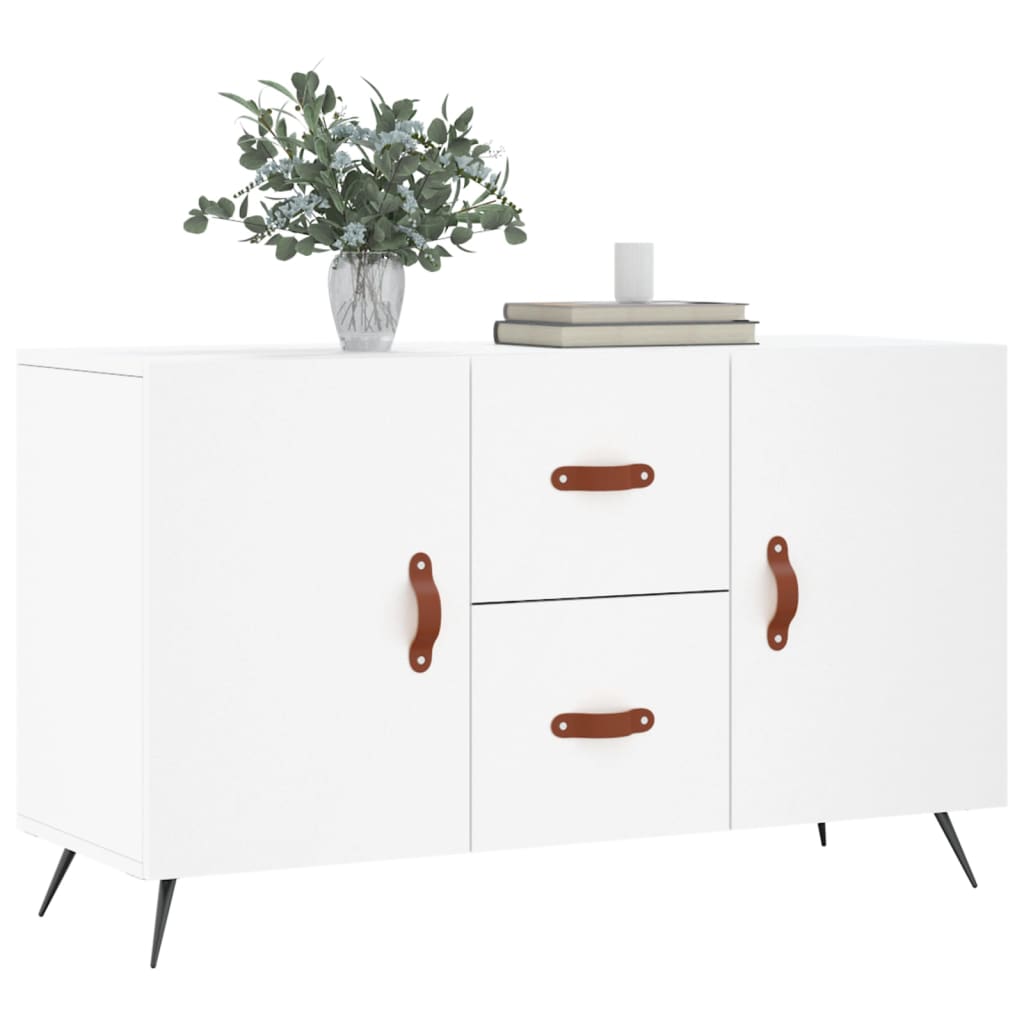 Buffet blanc 100x36x60 cm bois d'ingénierie - XIOS