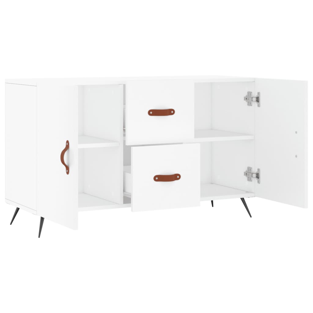 Buffet blanc 100x36x60 cm bois d'ingénierie - XIOS