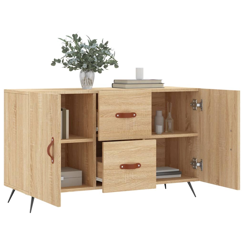 Buffet chêne sonoma 100x36x60 cm bois d'ingénierie - XIOS