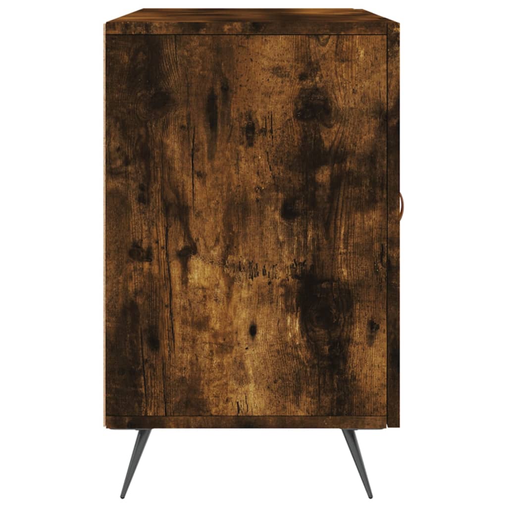 Buffet chêne fumé 100x36x60 cm bois d'ingénierie - XIOS
