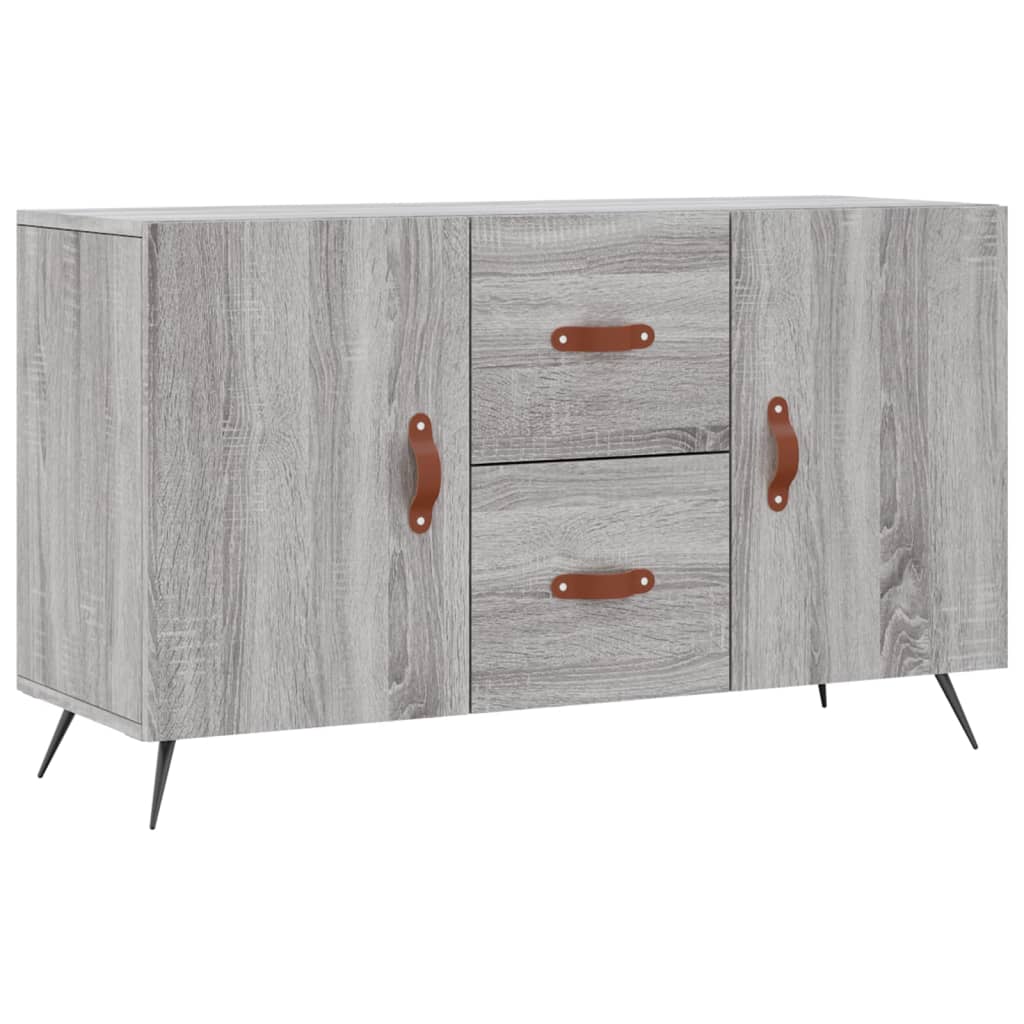 Buffet sonoma gris 100x36x60 cm bois d'ingénierie - XIOS
