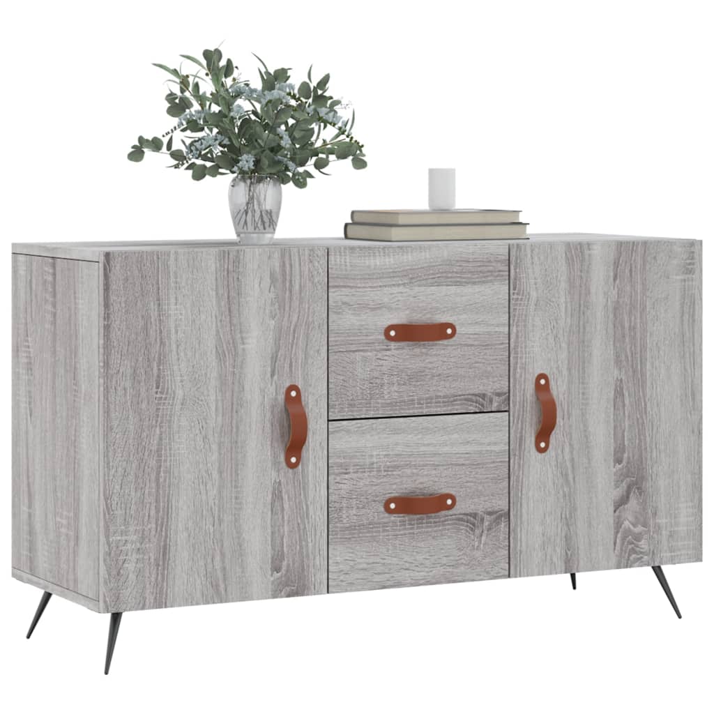 Buffet sonoma gris 100x36x60 cm bois d'ingénierie - XIOS