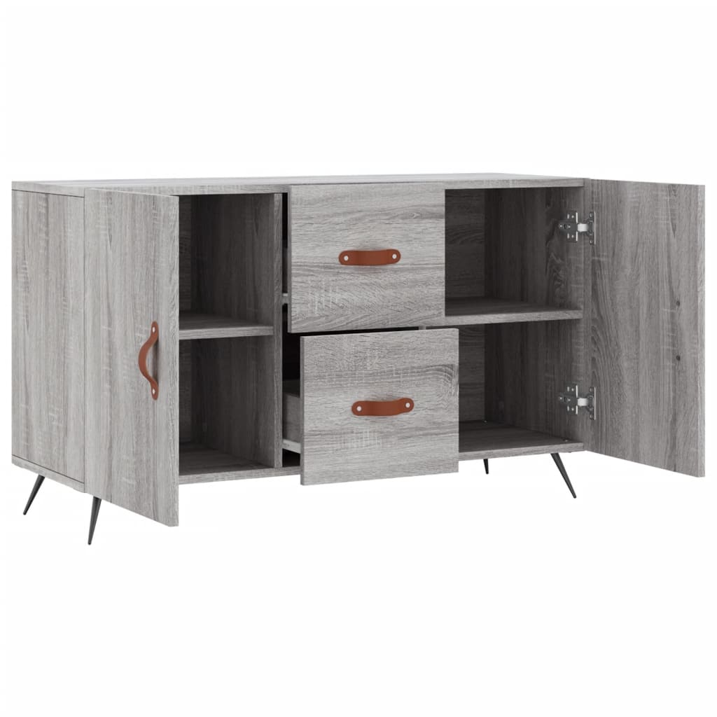 Buffet sonoma gris 100x36x60 cm bois d'ingénierie - XIOS
