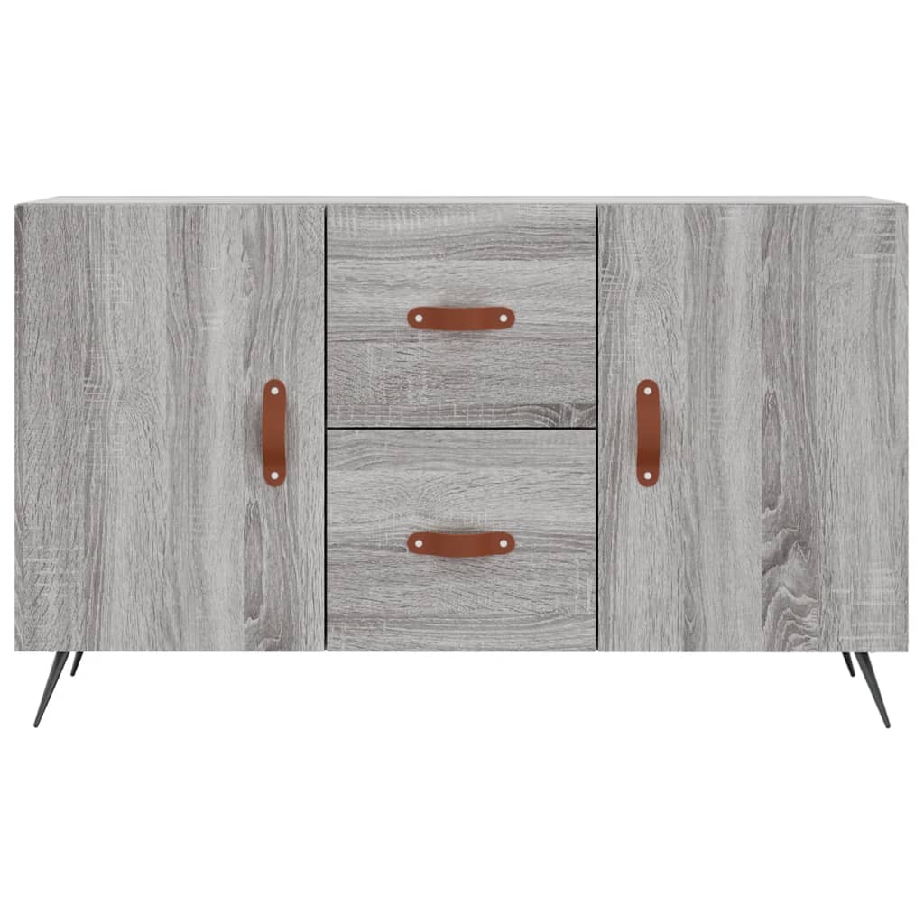 Buffet sonoma gris 100x36x60 cm bois d'ingénierie - XIOS
