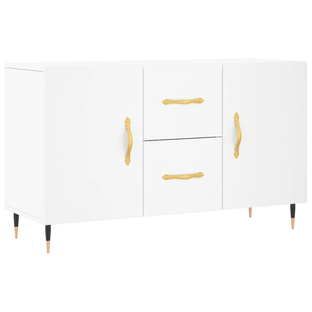Buffet blanc 100x36x60 cm bois d'ingénierie - XIOS