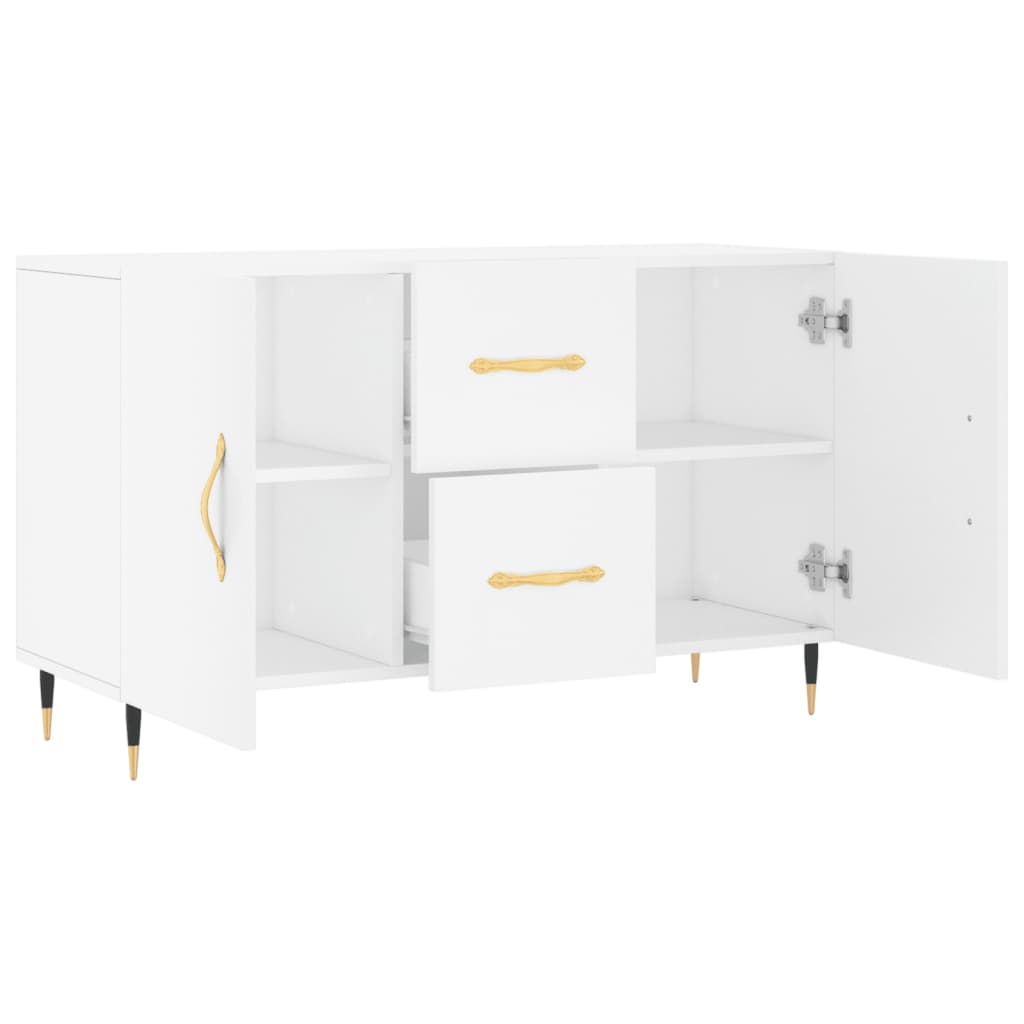 Buffet blanc 100x36x60 cm bois d'ingénierie - XIOS