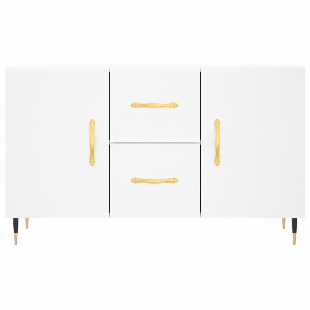 Buffet blanc 100x36x60 cm bois d'ingénierie - XIOS
