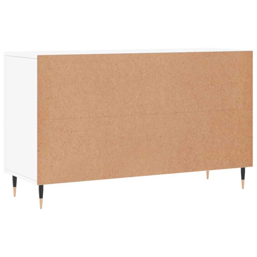 Buffet blanc 100x36x60 cm bois d'ingénierie - XIOS