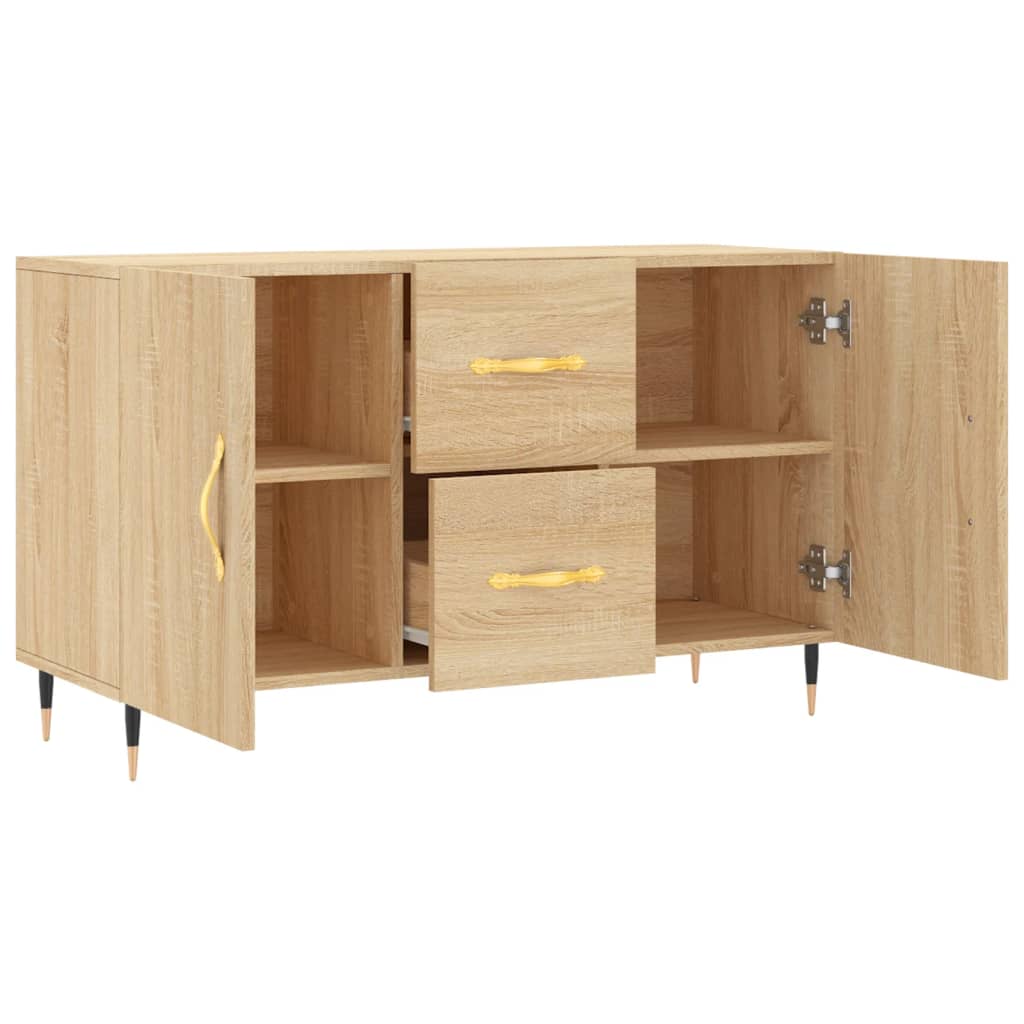 Buffet chêne sonoma 100x36x60 cm bois d'ingénierie - XIOS