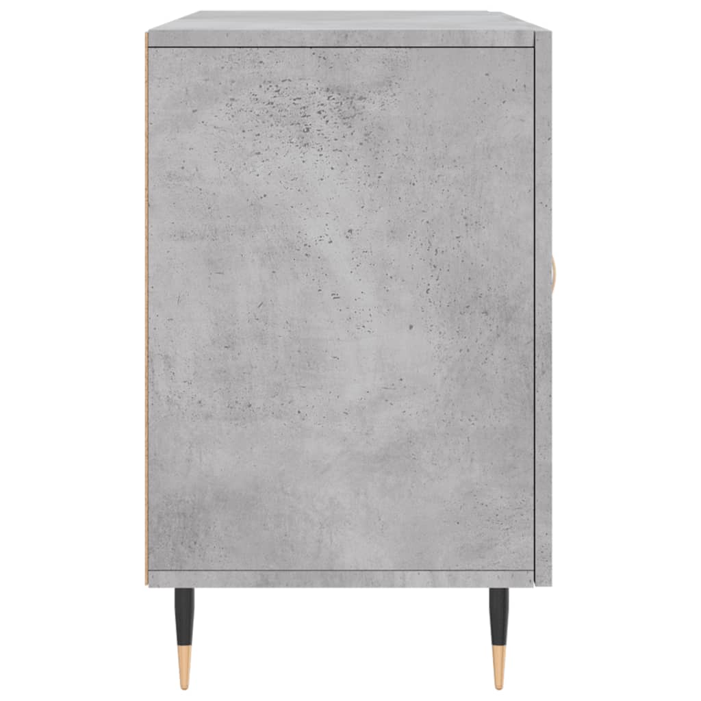Buffet gris béton 100x36x60 cm bois d'ingénierie - XIOS
