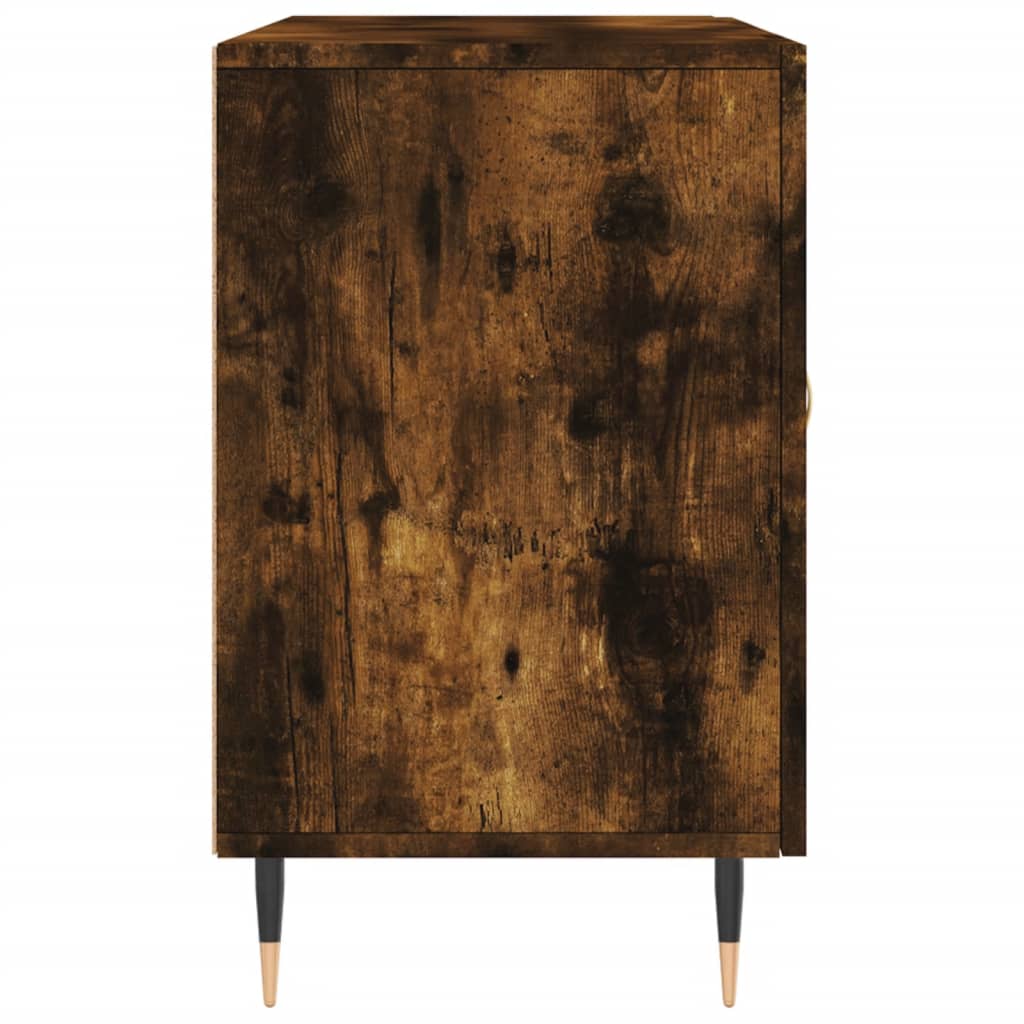 Buffet chêne fumé 100x36x60 cm bois d'ingénierie - XIOS