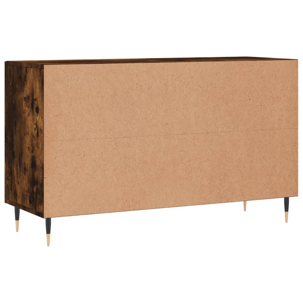 Buffet chêne fumé 100x36x60 cm bois d'ingénierie - XIOS